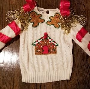 'Gingerbread Dreams' Ugly/Tacky Christmas Sweater